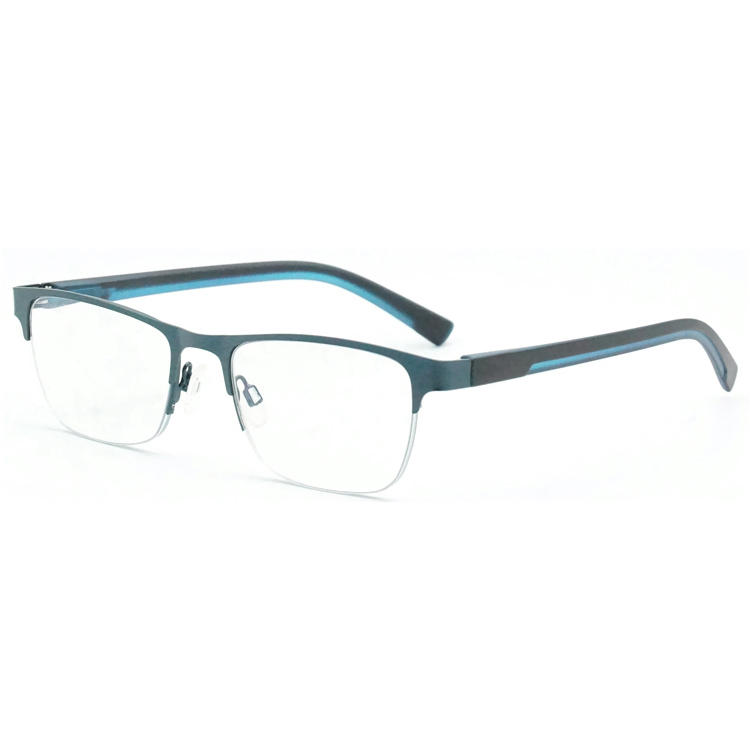 Dachuan Optical DRM368032 China Supplier Half Rim Metal Reading Glasses With Double Color Legs (13)